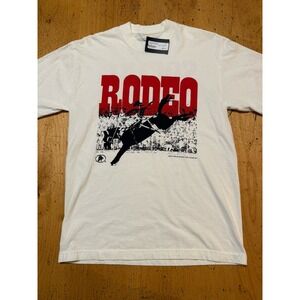 One Of These Days Shirt Mens Medium White Rodeo Western Graphic Tee